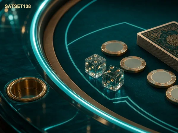 Tampilan permainan live di platform satset138